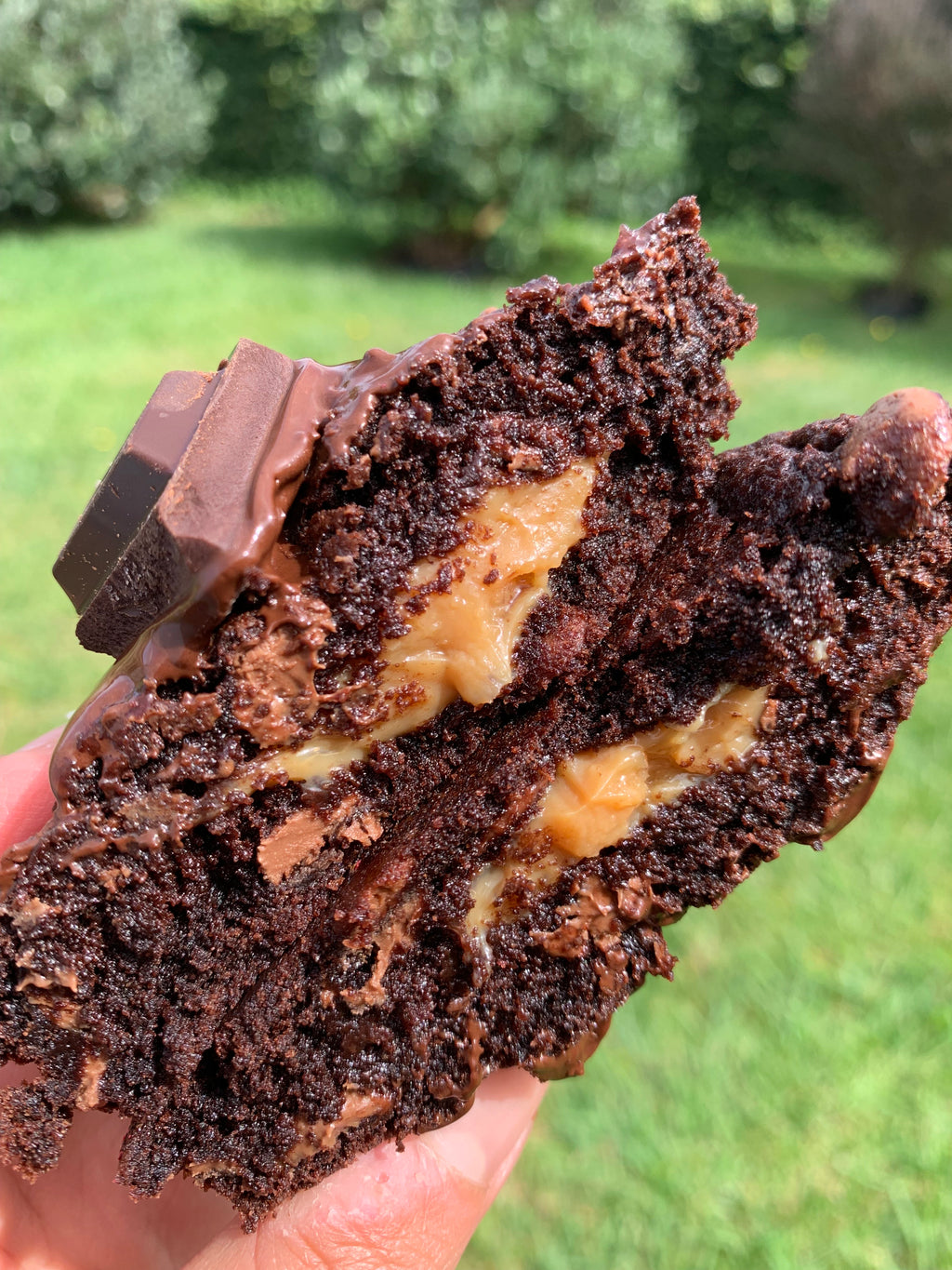 Double Chocolate Caramel Stuffed